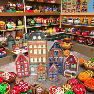 Tùy Chỉnh Có Thể Tái Chế Thực Phẩm Cấp Tinplate Bao Bì Hộp Nhà Sáng Tạo Thiết Kế Cho Kẹo Biscuit Sô Cô La Quà Tặng Tin Container - Product Image 1