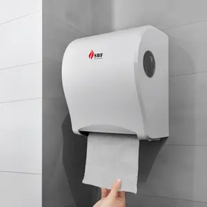Dispensador automático de toallas de papel higiénico sensor sin contacto dispensador de cinta de papel engomado montado en la pared