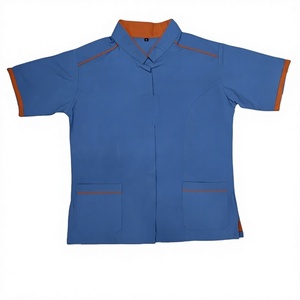 Nuevo Diseño, Precio Económico al por Mayor, Uniforme de Trabajo Unisex de Alta Calidad con Cuello y Manga Corta para Adultos, Tallas Grandes - Product Image 2