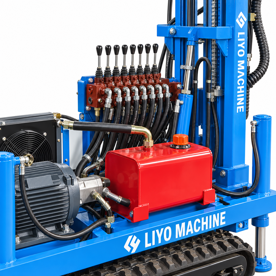 Well Water Model Hydraulic Water Well Drilling Machine for Farm Irrigation Boreholes ...