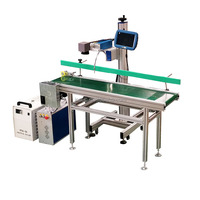 Mesin Penanda Laser UV 10W 15W 20W 5W dengan Fokus Otomatis UV CCD dan Pendingin Air UV 355nm