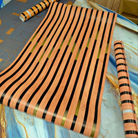 Papier peint autocollant en PVC MOI 45cm*10, résistant à l'humidité, imperméable, effet bois