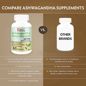 Suplemento de Ashwagandha de Alta Potencia para Adultos, Mejora la Calidad del Sueño, Cápsulas de Ashwagandha - Product Image 2