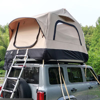 Carpa de Techo Plegable para Acampar al Aire Libre, Impermeable, para las Cuatro Estaciones, con Tela Oxford, Techo de Apertura Rápida para SUV, Una Habitación