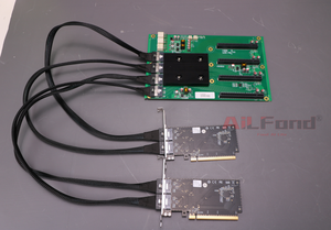 คอมพิวเตอร์เบสบอร์ด PEX88096 DDR4 ใหม่ 4-GPU PCIe 4.0 ใช้พลังงานต่ำ สองโหมดการทำงาน ความเข้ากันได้สูง - Product Image 2
