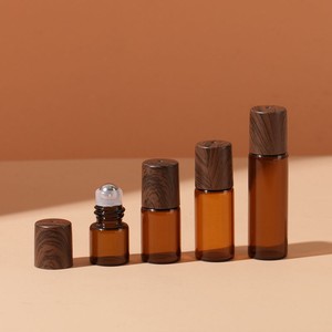 1ml 2ml 3ml 5ml nâu hạt gỗ Bìa Con Lăn chai massage mắt Con Lăn chai <span class=keywords><strong>10ml</strong></span> nước hoa tinh dầu chai - Product Image 2