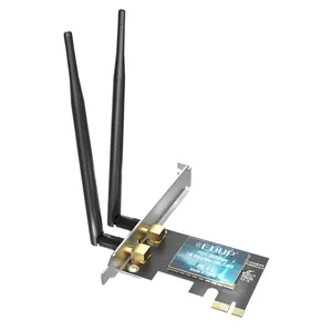 Edukasi Kartu Jaringan Adaptor WIFI Nirkabel, EP-9626 300Mbps 2.4G 5DBI PCI-E