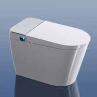 Intelligent porcelaine wc monté au sol eau Japon cuvette de toilette salle de bain automatique céramique noir toilette intelligente