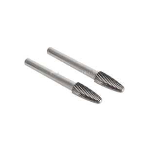 Fresa Rotativa Ovalada de Carburo de Tungsteno Eléctrica Pulida OEM de Larga Duración para Eliminación de Metal, 10 unidades/caja - Product Image 1