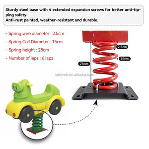 Cheval à Bascule Professionnel <span class=keywords><strong>Rhinoceros</strong></span>, Équipement <span class=keywords><strong>de</strong></span> Jeux Extérieurs, Jouets en Plastique pour Enfants, OEM ODM Personnalisable - Product Image 5