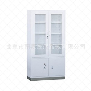 Xin Yuchen Stainless Steel Instrument <b>Cabinet</b> YC-L03 Medical Laboratory Storage <b>Cabinet</b> With Glass Door And <b>Lock</b> - Product Image 2