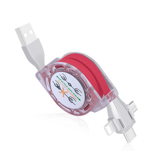 Câble rétractable universel <span class=keywords><strong>Micro</strong></span> <span class=keywords><strong>USB</strong></span>-C <span class=keywords><strong>USB</strong></span>, livraison gratuite, pour <span class=keywords><strong>iPhone</strong></span> - Product Image 2