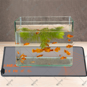 Reptile Heating Pad Rectangle Rubber Constant Temperature For <b>Aquarium</b> Turtle Betta <b>Small</b> Pets - Product Image 1