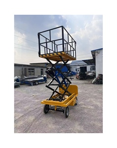 Elevador de gato hidráulico eléctrico Elevador de tijera pequeño con capacidad de carga de 2M 3M 4M 500Kg Tiendas de impresión Industrias DE LA CONSTRUCCIÓN - Product Image 6