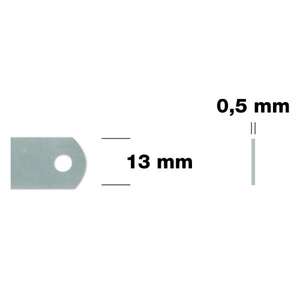 METRICA-RÈGLE SPÉCIALE 25073 AVEC 2,5% RÉTRACTATION POUR LES CONCEPTEURS DE MODÈLES-RÈGLES FLEXIBLES EAN 8001066250738 - Product Image 2