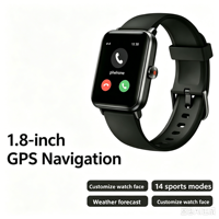 Reloj Inteligente Unisex 2026 con Pantalla Táctil Completa, GPS, Múltiples Esferas de Reloj, Monitor de Salud y Deportes, Compatible con IOS 9.0+ y Android 6.0+