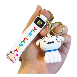 Hot bán Shin-chan khủng long vài <span class=keywords><strong>Keychain</strong></span> Nhật Bản Crayon kim loại mặt dây chuyền cho xe túi nhỏ dệt búp bê Quà Tặng - Product Image 5