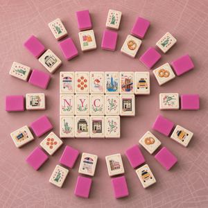 Juego de Mahjong Americano de Nueva York, 160 Piezas, Ecológico, para 4 Jugadores, Fichas Acrílicas de Lujo, Diseño Icónico de Nueva York, Personalizable OEM/ODM - Product Image 4