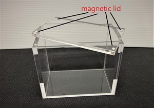 Boîte en acrylique pour cartes Pokémon avec couvercle magnétique, pour boosters et coffrets d'entraînement Elite - Product Image 5