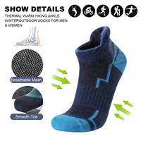 Chaussettes de sport athlétiques personnalisées pour hommes et femmes, respirantes, en maille, avec compression et soutien, épaisses, pour la randonnée, la course à pied et les sports