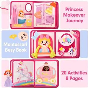 Nuevo Diseño: Tablero de Actividades Sensoriales de Fieltro para Niños Pequeños, Libro de Actividades Montessori Silencioso con Habilidades para la Vida, Cognición, Clasificación y Emparejamiento - Product Image 3