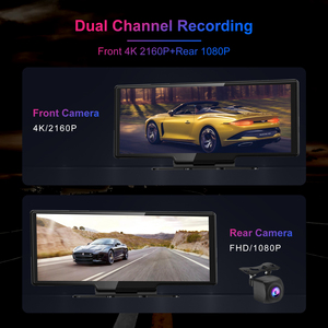 <span class=keywords><strong>Camera</strong></span> Hành Trình 4K Android Ô Tô Âm Thanh Nổi Di Động 10.26 Inch Máy Quay Kép ADINKAM Có Dây AUX Di Động Carplay - Product Image 2