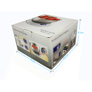 เครื่องชั่งน้ำหนักอาหารดิจิตอลในครัวเรือนดีไซน์สแตนเลสพร้อมจอแสดงผล LCD แบตเตอรี่สำหรับใช้ในเบเกอรี่ - Product Image 5