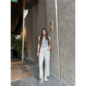 Elegant Women <strong>White</strong> Lace Hollow Out Long Sleeve Button Down Blouse Casual Loose Fit <strong>Sheer</strong> <strong>Tops</strong> for Daily Wear Shirts for Women - Product Image 5