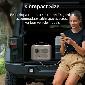 ECOPLAY 800W Home Portable UPS Power Station Solar & Car Source <b>Generator</b> MPPT Controller Indoor - Product Image 3
