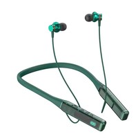 Auriculares Inalámbricos Transparentes con Banda Magnética para el Cuello, Pantalla LED, Auriculares Deportivos para Juegos, Caminar, Auriculares Estéreo