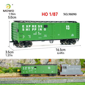Vagons frigorifiques HO à l'échelle 1:87 de 40 pieds pour modèles de trains, dioramas et aménagements de scènes de gares ferroviaires - Product Image 2