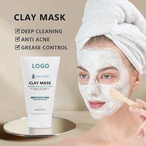 Masque d'<span class=keywords><strong>argile</strong></span> à l'extrait de thé vert avec acide salicylique Nettoie en profondeur les pores, contrôle le sébum et aide à réduire les points noirs pour une <span class=keywords><strong>peau</strong></span> plus claire - Product Image 2