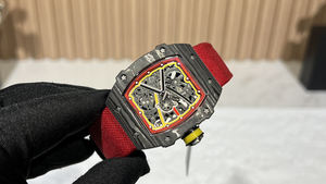 Mouvement intégré ultra-fin, données originales, fabrication de qualité supérieure, boîtier en fibre de carbone, montre mécanique - Product Image 3