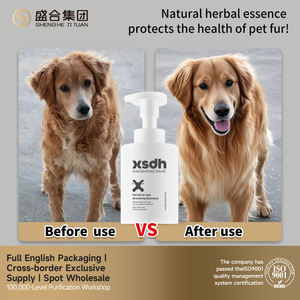 Shampoo per animali domestici e balsamo Gel doccia All-In-One per animali domestici per cucciolo di cane gatto sapone da doccia morbido per cani Shampoo per bagnoschiuma - Product Image 3