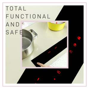 Placa de Inducción de 2 Quemadores con Control Deslizante Invisible - Product Image 2