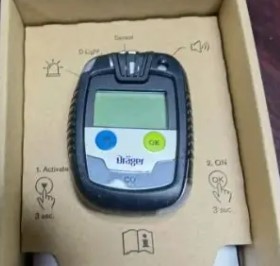 เครื่องตรวจจับก๊าซเดี่ยว Drager Pac 6500 รุ่นขายดีที่สุด ตรวจจับ H2S CO O2 SO2 แบบพกพาสำหรับอุตสาหกรรม มาตรฐาน IP68 ไม่ต้องบำรุงรักษา แบตเตอรี่ใช้งานได้ 12 เดือน - Product Image 5