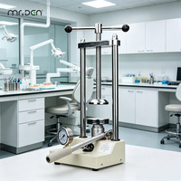 Prensa Hidráulica Dental Manual Mr.Den para Laboratorio de Prótesis con Manómetro