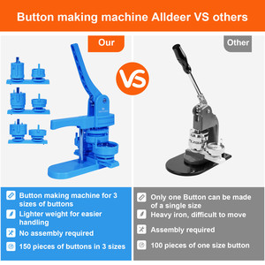 32mm 44mm 58mm nút pin huy hiệu máy làm cho Phù hiệu sản xuất - Product Image 4