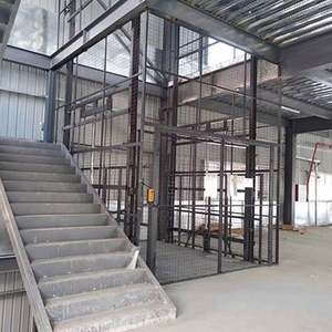 คลังสินค้าไฟฟ้า 10 ตันลิฟท์บรรทุกสินค้าติดผนังราคาถูกลิฟท์บรรทุกสินค้าลิฟท์ขนส่งสินค้า - Product Image 2