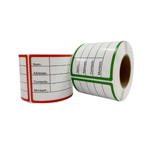 Rollo de Etiquetas Térmicas Directas Personalizadas, Impermeables, de 58 mm, 58x60, 58x40, Blancas, con Código de Barras, Autoadhesivas, para Supermercado - Product Image 1