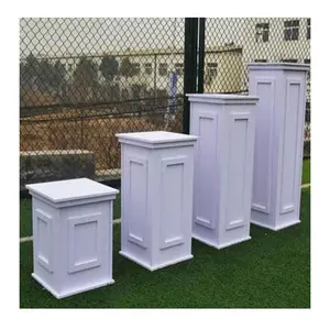 New Arrival PVC Carved Roman Columns Pillar Party/Banquet Road Lead Stand Wedding Plinth For New Wedding Decoration