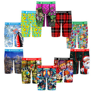 Calzoncillos bóxer deportivos CELINNE de poliéster y spandex para hombre, estampados coloridos, de secado rápido y flexibles. - Product Image 4