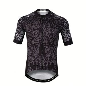 Ice Silk Lightweight Eco-Friendly Windproof Cycling Shorts Unisex UV Protection Full Zip Summer Hot Weather Short Sleeve Team - Product Image 3