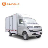 2024 JINPENG G32 Green Power Mini camioneta eléctrica de alta velocidad 1280KG capacidad de carga gran oferta caja de camión cerrada de litio
