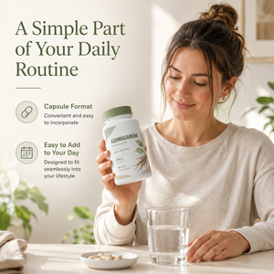 Suplemento de Apoyo Inmunológico de Ashwagandha Ksm-66 Sunwind Premium de Alta Calidad, Orgánico y de Alta Eficiencia, 12500mg, para una Noche Tranquila, 60 Cápsulas - Product Image 5