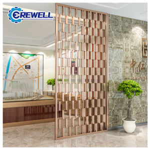Conception arabe contemporaine d'écran intérieur imperméable de diviseur de séparateur de pièce en métal contemporain - Product Image 3