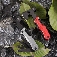 Bochen Nouveau produit Hache multifonctionnelle portable Mini marteau à clous Multi-outils Outil de camping en plein air Verrou de sécurité Couteaux EDC Outils