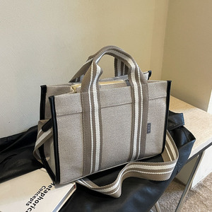 Bolso de lona de gran capacidad para mujer, novedad de 2024, bolso de mujer con correa larga - Product Image 2