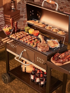 Griglia Premium per Campeggio <span class=keywords><strong>e</strong></span> Uso Domestico, Barbecue <span class=keywords><strong>a</strong></span> <span class=keywords><strong>Carbone</strong></span> Senza Fumo in Acciaio Inox con Dispositivo di Sicurezza Antifiamma <span class=keywords><strong>e</strong></span> Facile Pulizia - Product Image 2