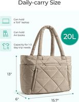 Sac fourre-tout de sport en PVC brodé grande capacité pour femme, sac à bandoulière matelassé et rembourré avec compartiments pour voyage et travail